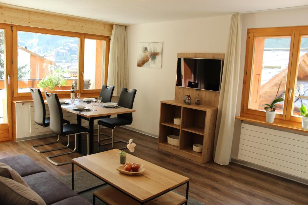 Апартаменты Haus Les Melezes C Церматт Экстерьер фото